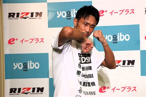 【rizin】梅野源治、オープンフィンガーグローブマッチで「凄いヒジが見せられるんじゃないかな」「負ける勇気を持って勝ちに行く。1rで決めたい」今後はmmaと二刀流で（ゴング格闘技