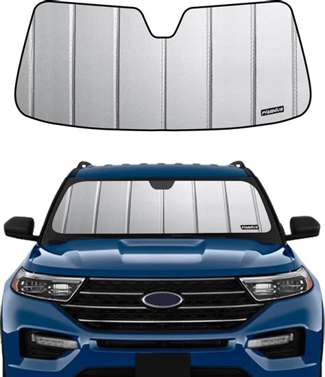 Amazon AutoTech Zone Sunshade For 2020 2025 Ford Explorer SUV