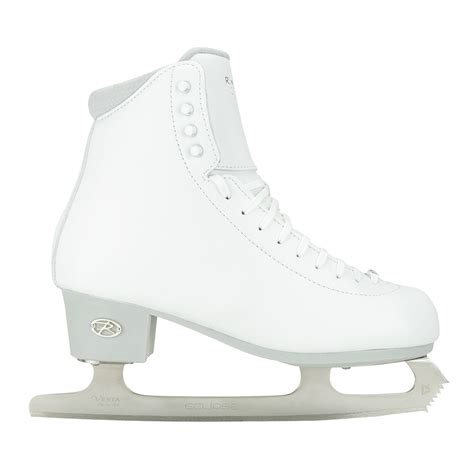 Riedell Crystal Ice Skates White D Width Mel S Skate Shop