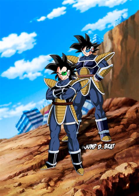 Goku And Raditz by HBORUNO on DeviantArt