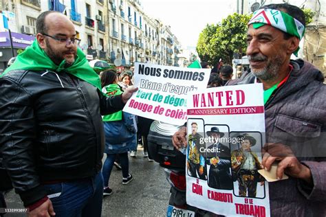 Algerians Take Part In A Demonstration Against Ailing President News