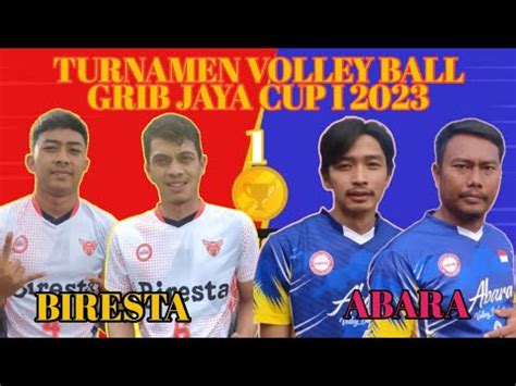 Biresta Vs Abaraturnamen Volley Ball Grib Jaya Cup I Youtube