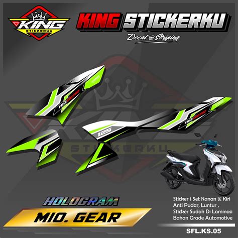 Jual Stiker Variasi Mio Gear 125 Sticker Striping Motor Mio Gear 125