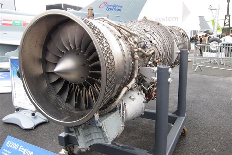 Eurojet "EJ200" is a Military Low Bypass Turbofan Jet Engine – Rated at 13,500 lbf Dry Thrust to ...