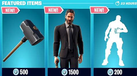 Fortnite Item Shop Countdown John Wick Skin TODAY Fortnite Battle