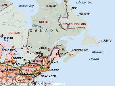 Map Of East Coast Canada ~ AFP CV