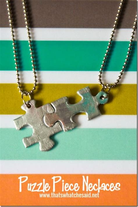 Puzzle Piece Necklace Puzzle Piece Necklace Diy Pendant Necklace