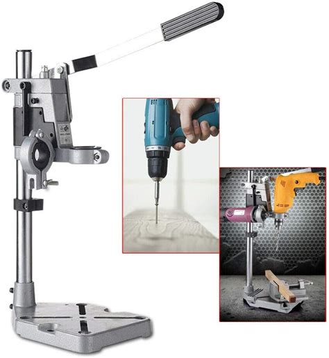 Drill Press Aluminum Double Hole Adjustable Electric Stand Bench With