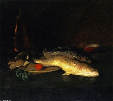 Artwork Replica Still LIfe Fish By William Merritt Chase 1849 1916