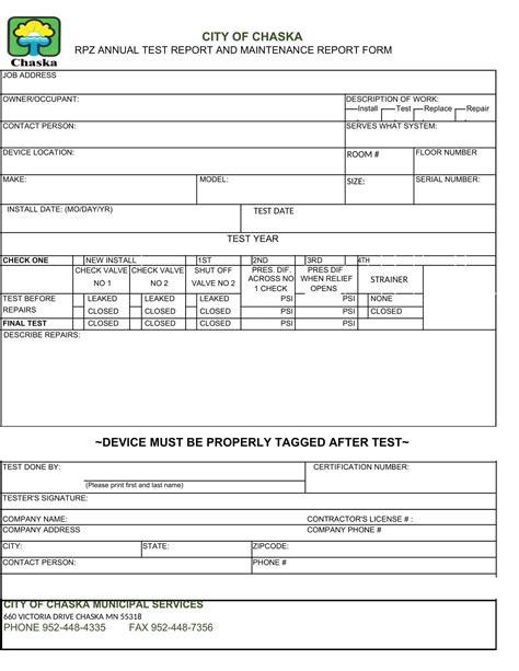 Free Printable Maintenance Report Templates Excel Pdf Word Monthly