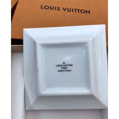 Louis Vuitton Ship Plate Dish Ashtray Accessory Tray 10 X 10 Cm Unused New Japan Ebay