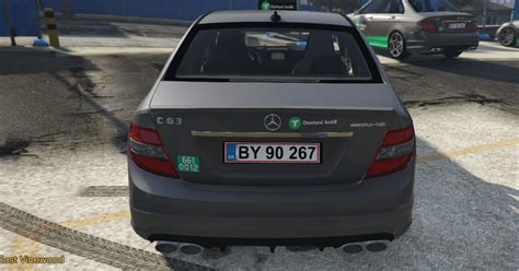 Mercedes Benz Amg C Taxi Danish Edition Gta Mods