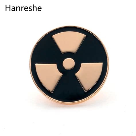 Hot Koop Nucleaire Straling Broche Medische Sieraden Goud Kleur Cadeau