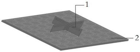一种基于方环形amc表面的宽带低剖面双极化交叉偶极天线的制作方法