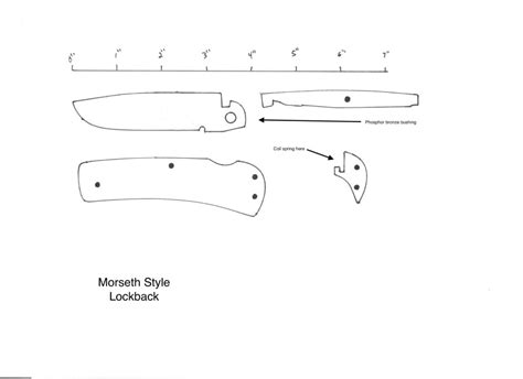 Printable Folding Knife Templates