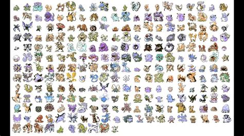 Pokemon Gold And Silver Sprites