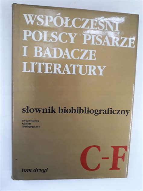 Wsp Cze Ni Polscy Pisarze I Badacze Literatury Tania Ksi Ka