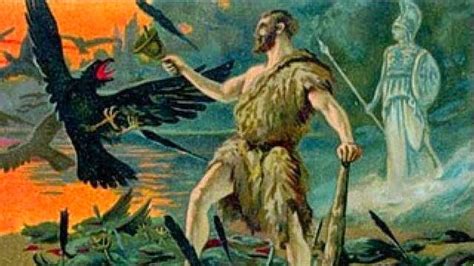 El Sexto Trabajo De Heracles H Rcules Ahuyentar A Las Aves Del Lago