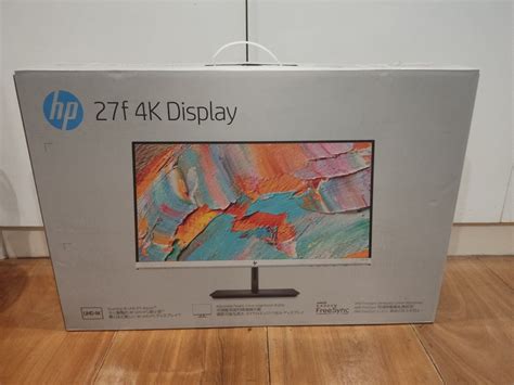 HP27f4k Monitor - 27 inch, 4K Resolution, Computers & Tech, Parts ...