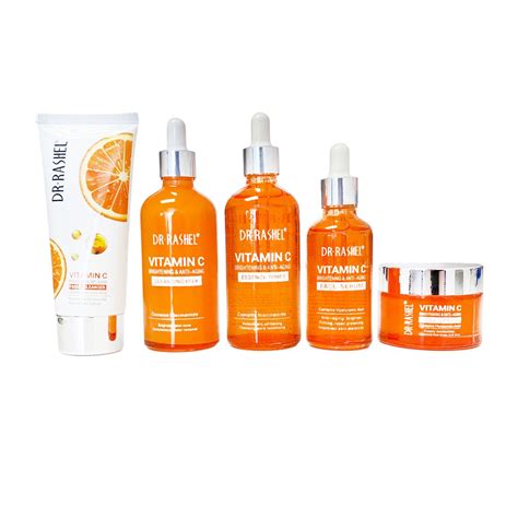 Dr Rashel Vitamin C Brightening Anti Aging Skin Care Series Set Of