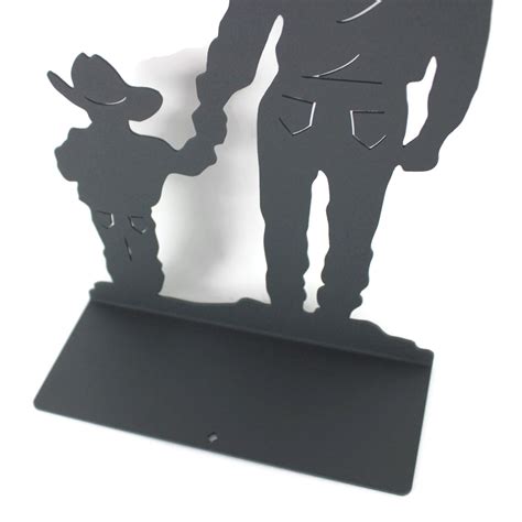 Cowboy and Son Metal Tabletop Home Decor 15 Inches Tall