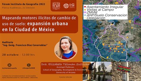 Instituto de Geografía UNAM on Twitter FórumIGeografía Charla