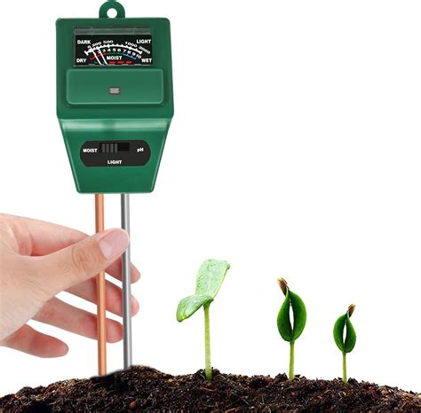 Atree Soil Ph Meter In Soil Tester Kits With Moisture Light And Ph