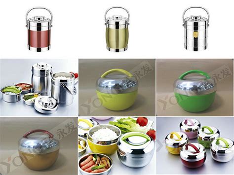 Stainless Steel Kitchenware Lunch Box Keep Hot Portable Pot Lunch Box And Stainless Steel