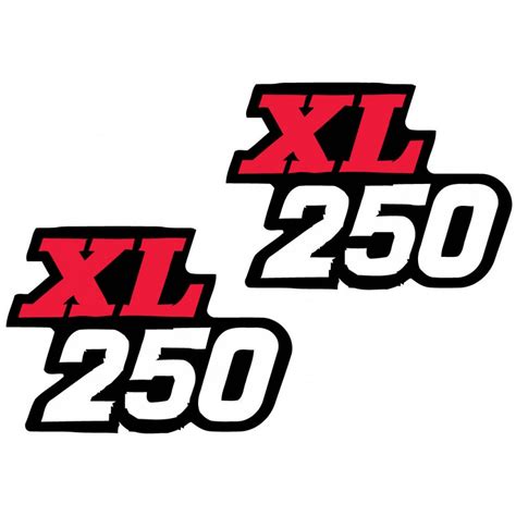 Honda Xl Style Stickers Decals Decalshouse