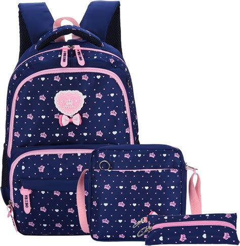 Vbiger Cartable Fille Primaire En Sac Dos Enfant Scolair En Nylon