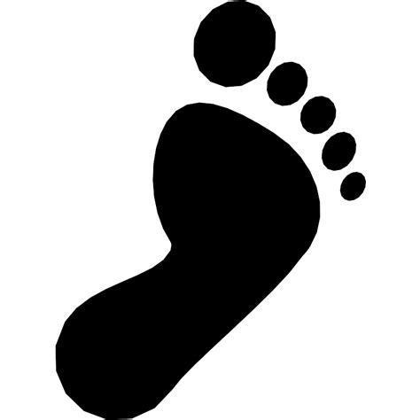 Human Feet Shape Vector Svg Icon Svg Repo