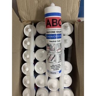 Abc Silicon Sealant Construction Grade Ml Clear White Shopee