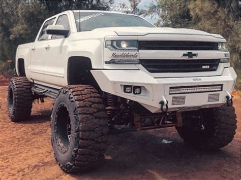 2018 Chevrolet Silverado 1500 Wheel Offset Hella Stance >5" Suspension ...