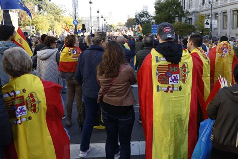 Las Imágenes De La Manifestación Contra La Amnistía En Madrid