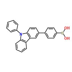 CAS 1240963 55 6 4 9 Phenyl 9H Carbazol 3 Yl Phenyl Boronic Acid