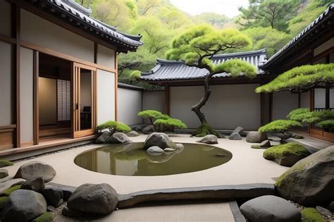 Premium Photo Japanese Zen Garden Room