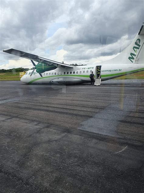 Avi O Faz Pouso De Barriga No Aeroporto De Manaus E Voos S O Suspensos