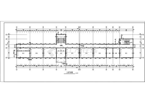 某农村小学教学楼设计建筑cad图，共8张含建筑说明图纸设计说明土木在线