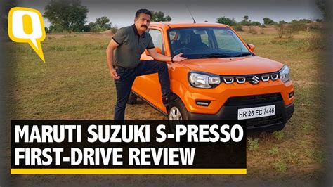 Maruti Suzuki S Presso First Drive Review The Quint Youtube