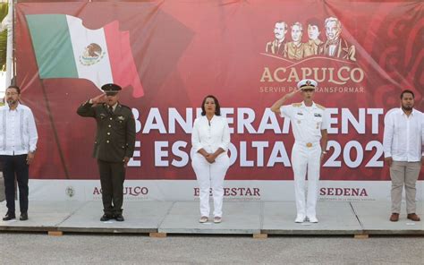 Encabezan Autoridades Civiles Y Militares El D A De La Bandera El Sol