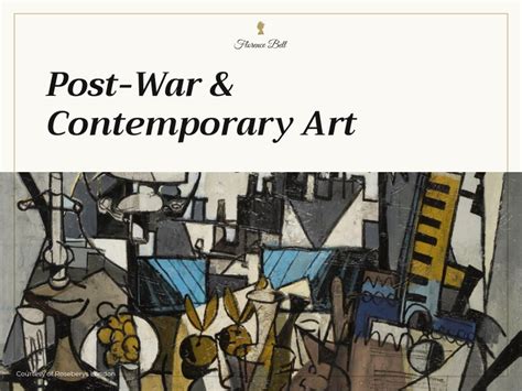 Post War And Contemporary Art