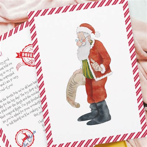 Christmas Letter From Santa Claus North Pole Mail Invitation Zazzle