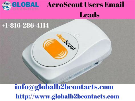 AeroScout Users Email Leads By Ashely Tyler Issuu