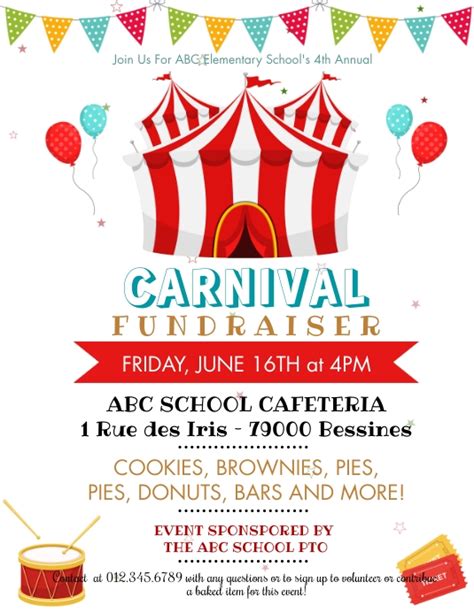 School Carnival Poster Template