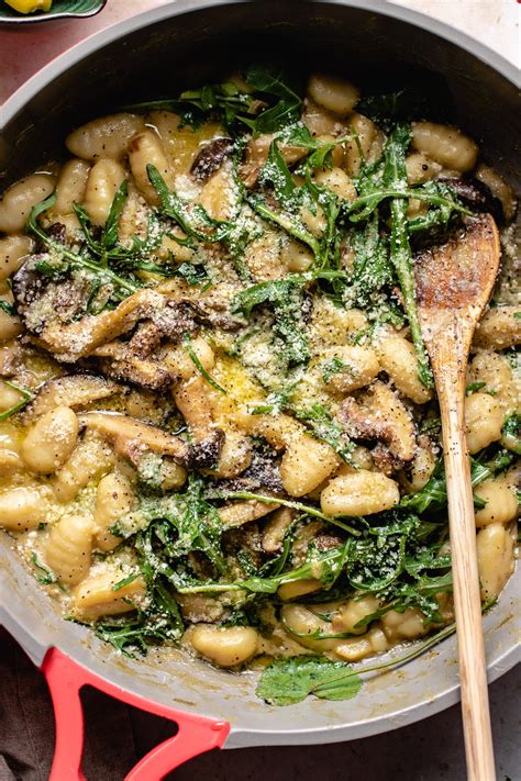 Creamy Potato Gnocchi Mushroom Sauce Gluten Free I Heart Umami