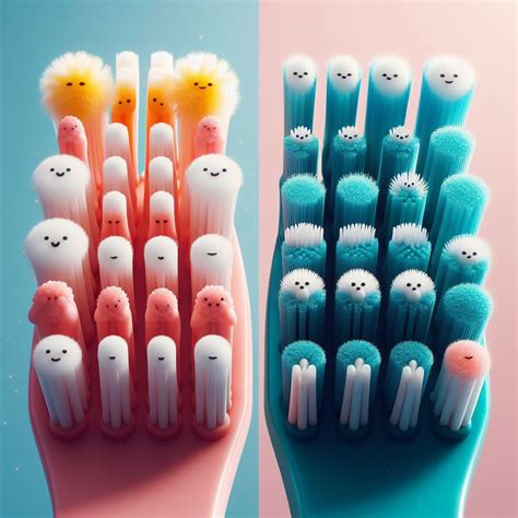 Toothbrush Bristles Soft Vs Hard Comparison