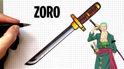 Como Dibujar Sable De Zoro One Piece Youtube