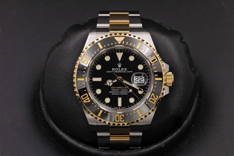 Rolex Sea Dweller Stainless Steel Yellow Gold Ocwatchguy