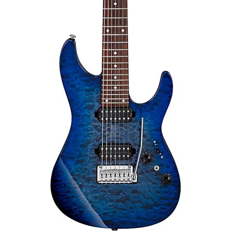 Ibanez AZ427P2QM Premium 7-String Electric Guitar Twilight Blue Burst | Guitar Center