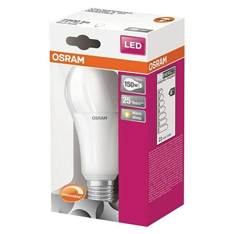 Osram Ledlamp Superstar Classic A E Dimbaar Warm Wit W Bauhaus